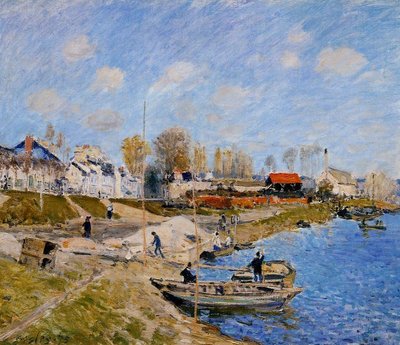 Der Sandkai von Alfred Sisley